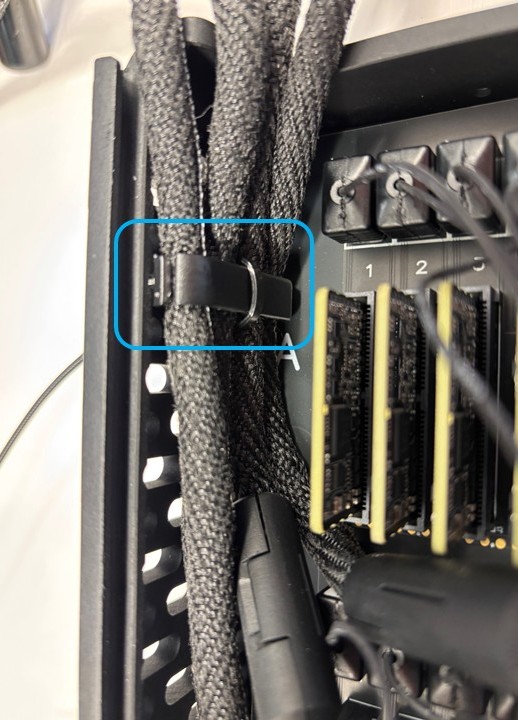 Zip tie installation 2