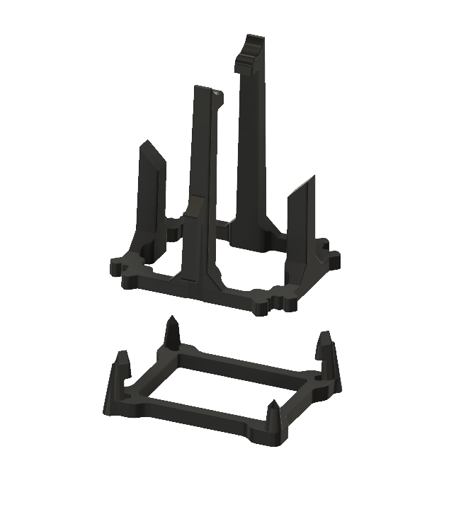 Sensor holder top and bottom pieces
