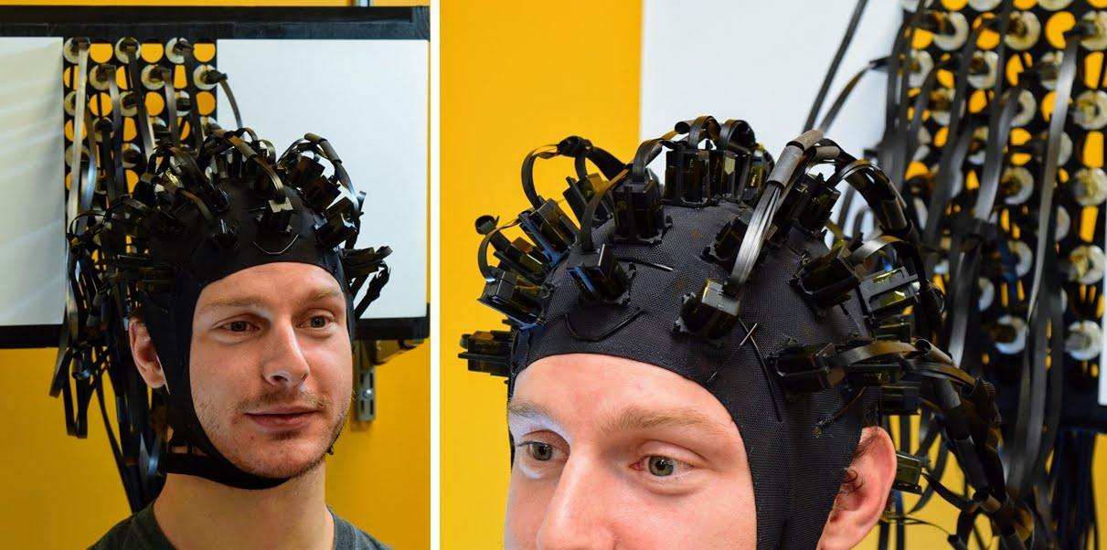 MEG cap prototype with 30 QZFM Gen-2 sensors