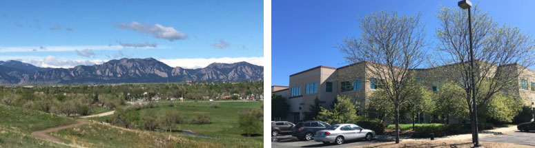 Rocky Mountains near Louisville, Colorado