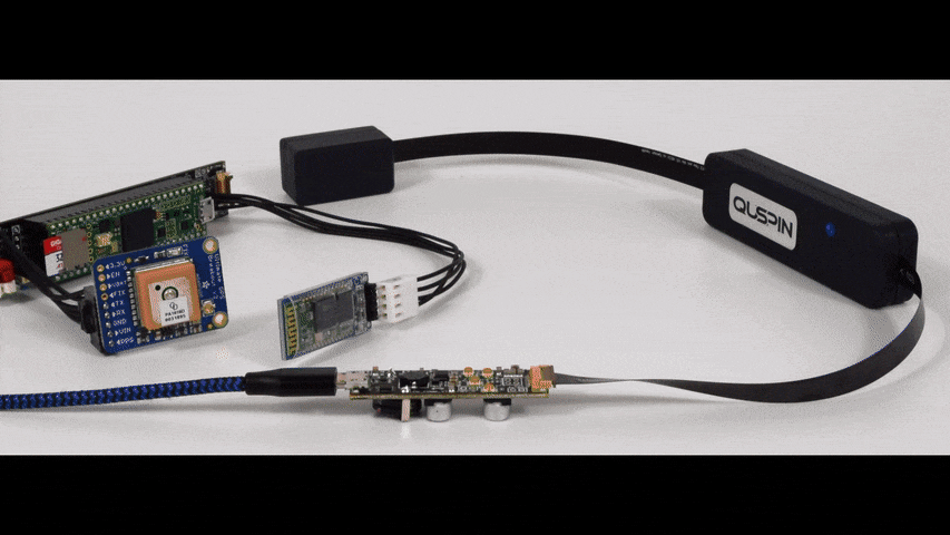 Animation showing the FPC cable being moved from the standard comms board to the ACB