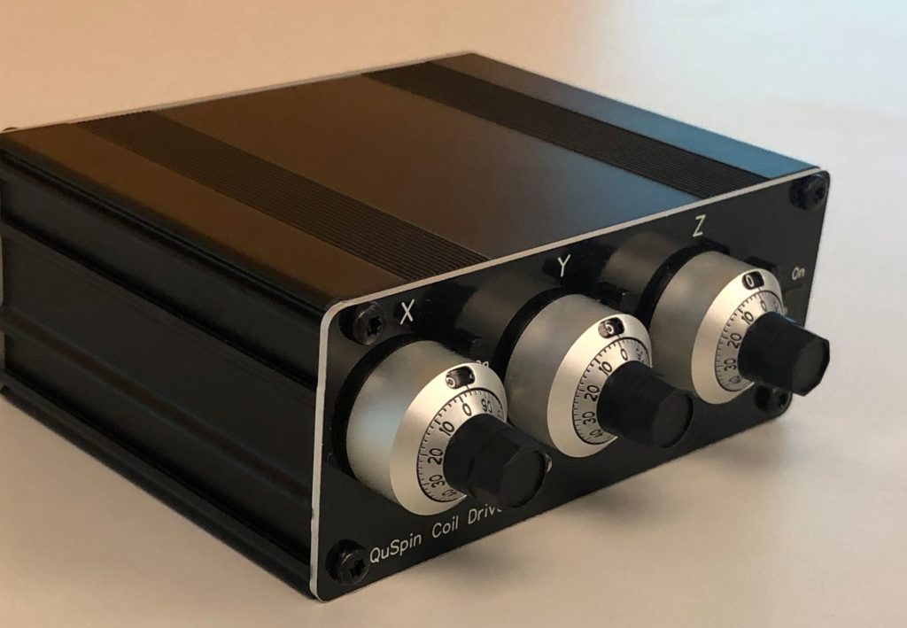 QuSpin three-channel low noise coil driver