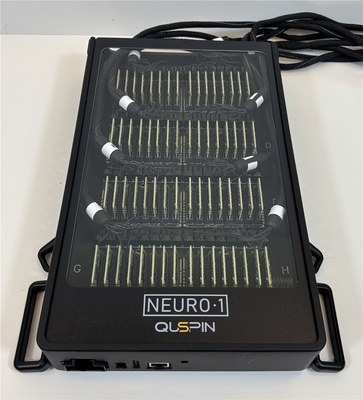 The complete Neuro-1 backpack with its module bay open