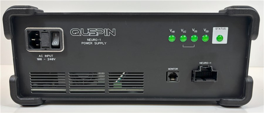 Front panel of the Neuro-1 power supply unit