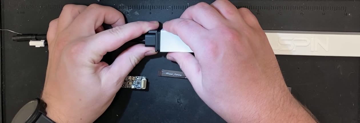 Connecting a standard Comms board to the MiniACB flex-cable connector